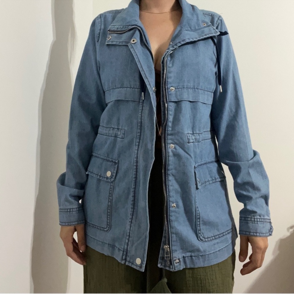 Chambray Utility Jacket Lightweight - image 1